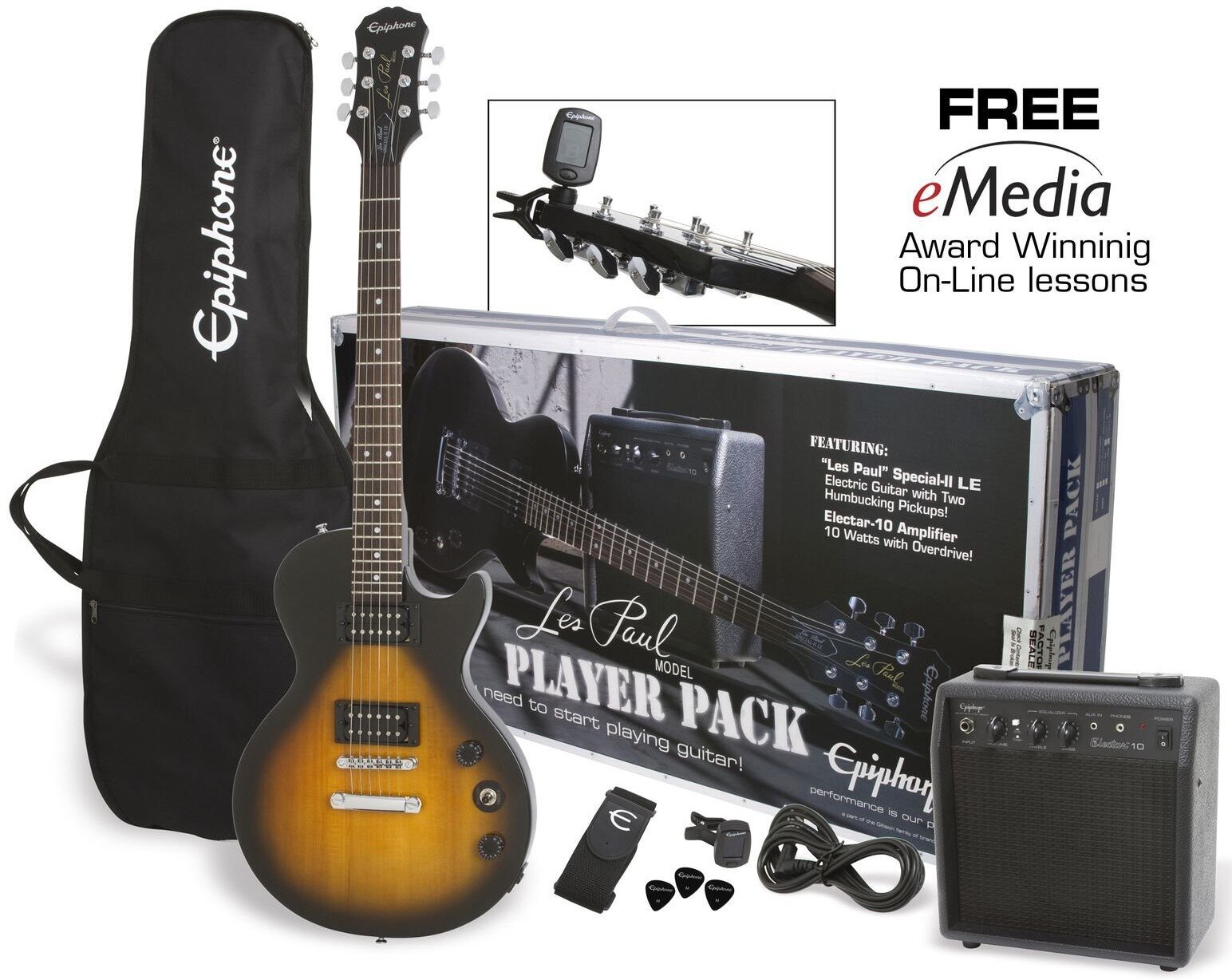 Epiphone SPECIAL II VS PLAYER PACK Sunburst
